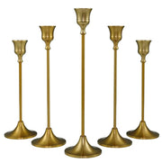 Elegant Vintage Gold Candle Holder