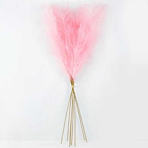 5Pcs Faux Pampas Grass Large