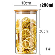 Glass Transparent Container