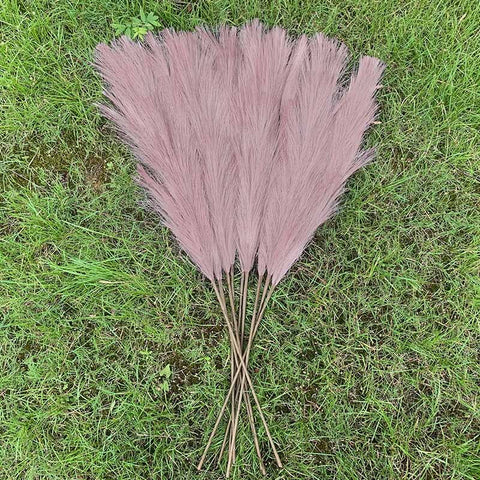 5Pcs Faux Pampas Grass Large