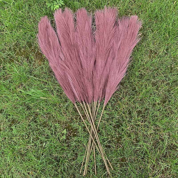 5Pcs Faux Pampas Grass Large