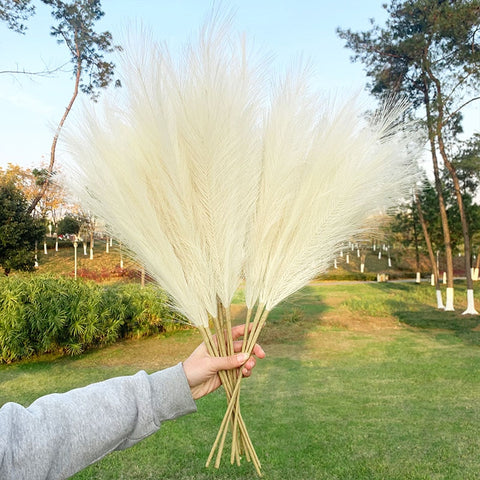 5Pcs Faux Pampas Grass Large