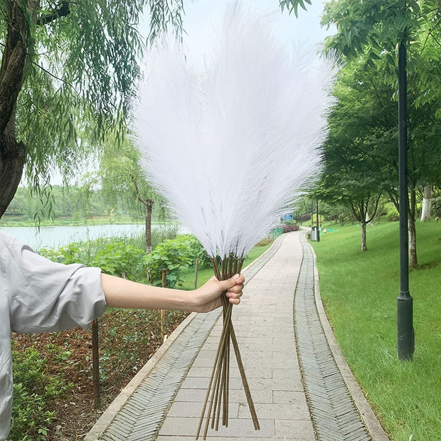 5Pcs Faux Pampas Grass Large